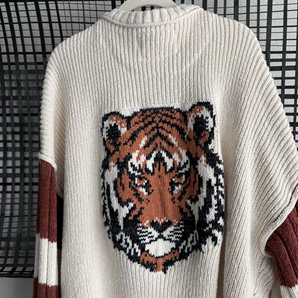 Anthropologie Pilcro Cable-Knit Icon Zip-Up Sweater - Picture 7 of 7